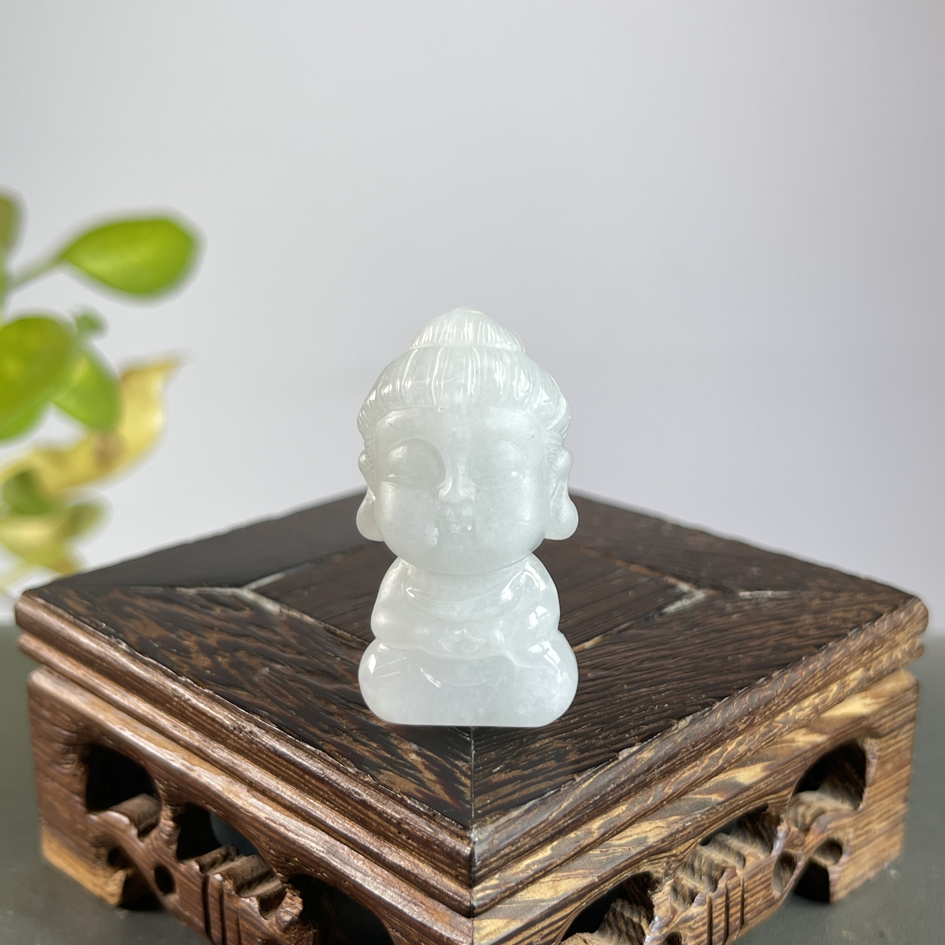 JYA21-26 天然缅甸A货翡翠 宝宝佛