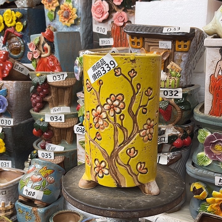 粗陶材质多肉花盆339