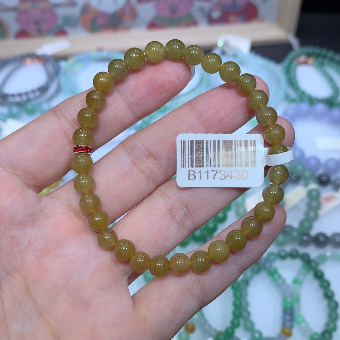 翡翠未镶嵌手链天然