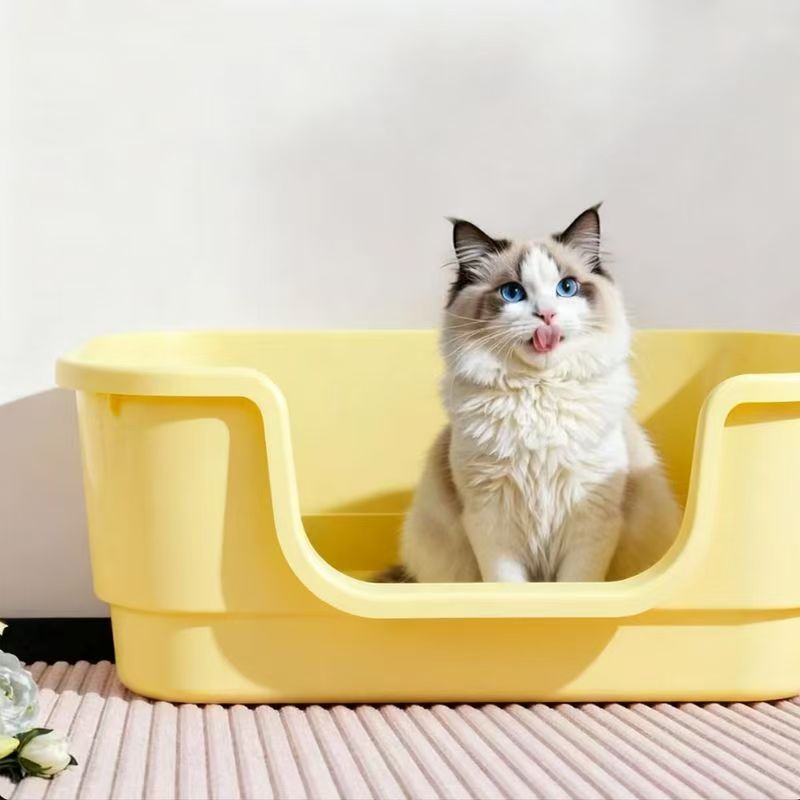猫砂盆防外溅臭防巨大猫砂盆超大号猫室内厕所开放式宠物必备用品