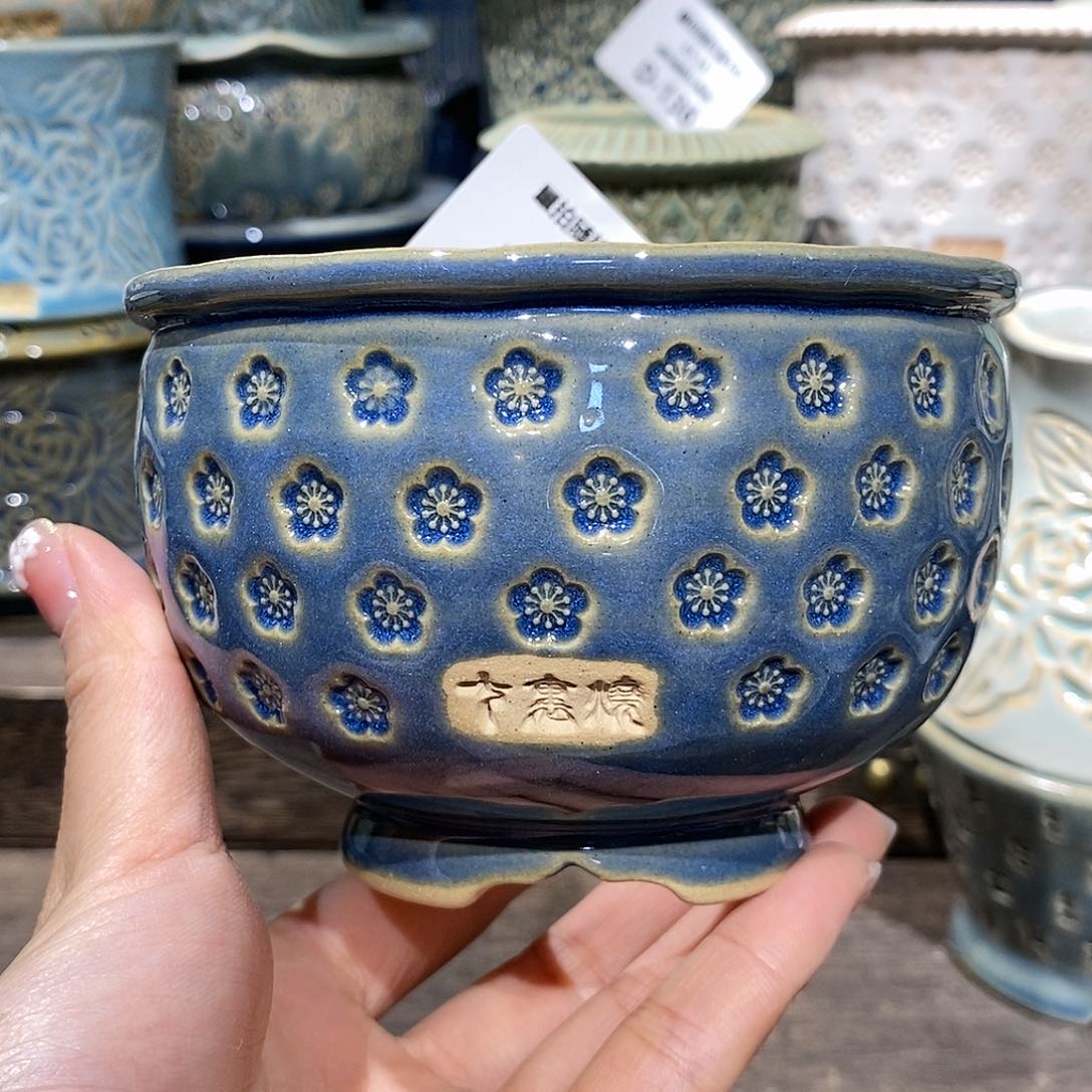 七里烧花盆1-15-189口径8