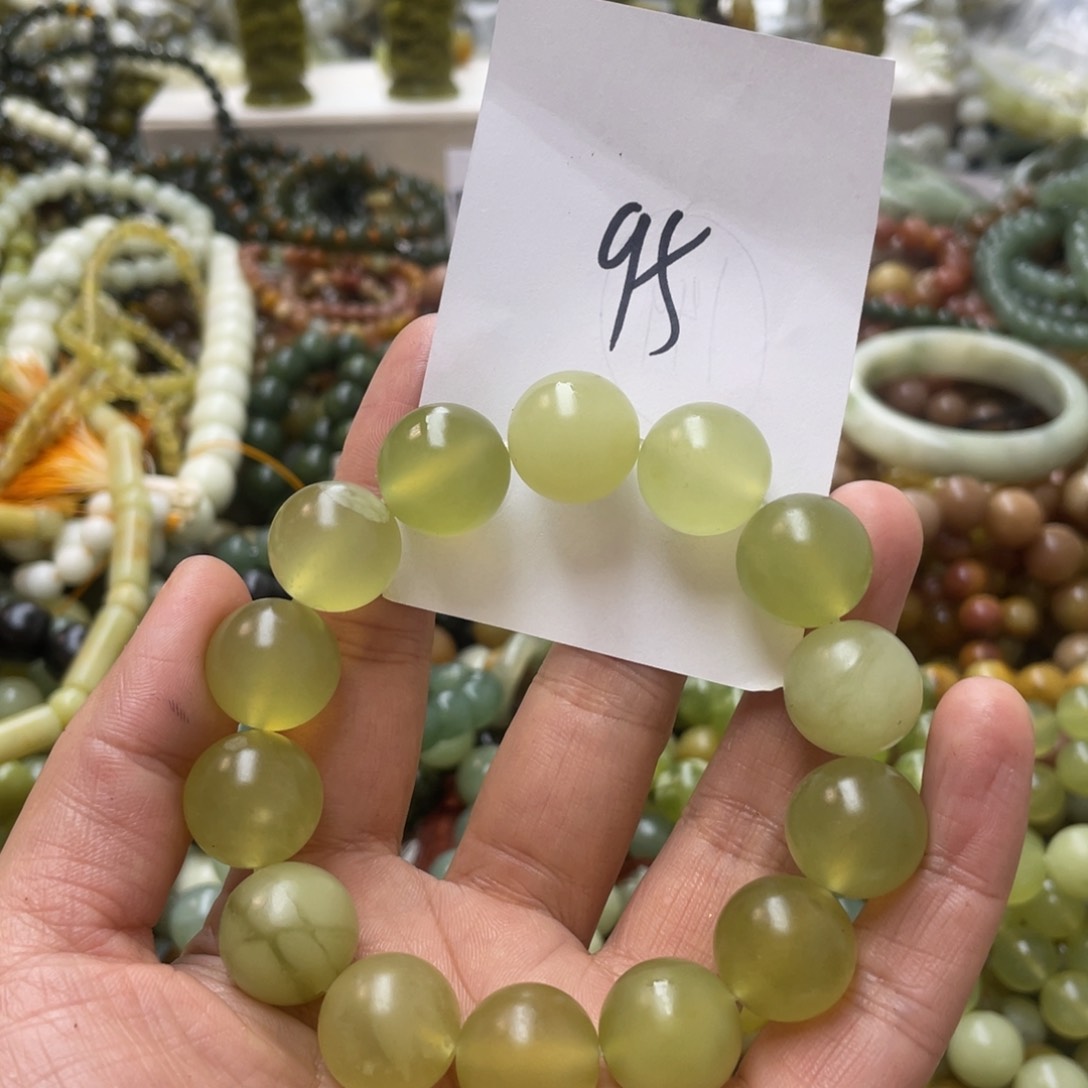 蛇纹石玉手链未镶嵌