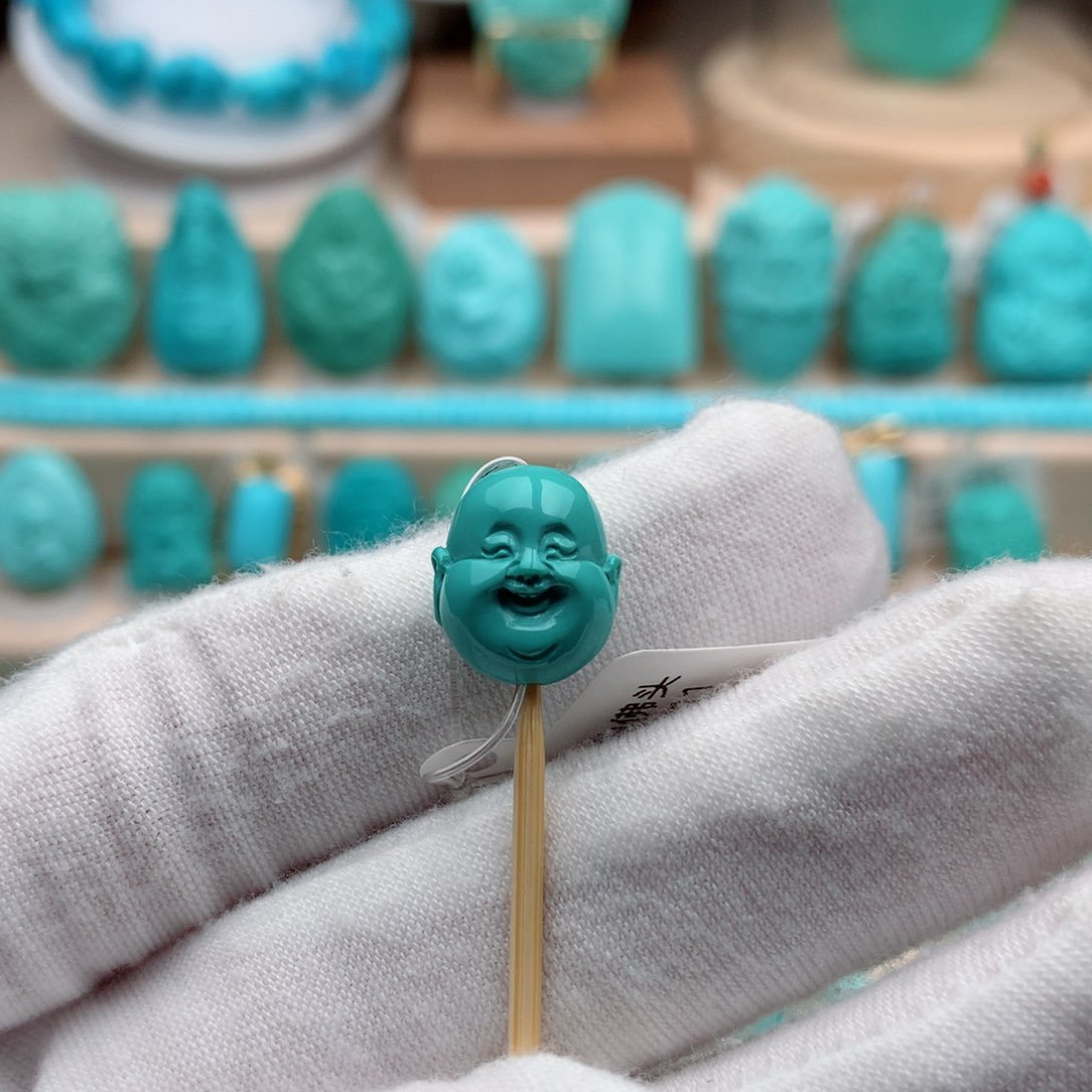 绿松石珠宝奇石未镶嵌