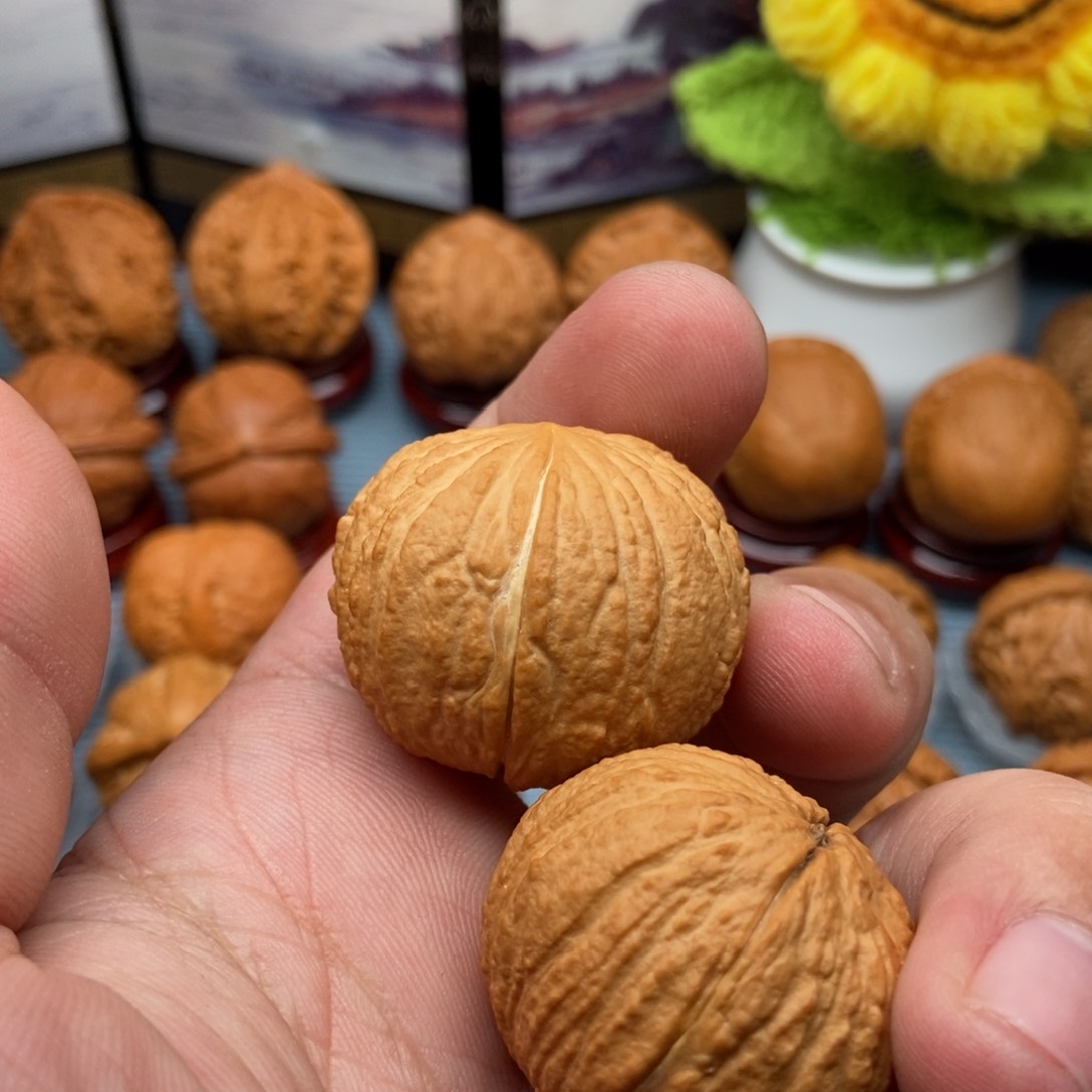 文玩核桃把件欢*。猴头