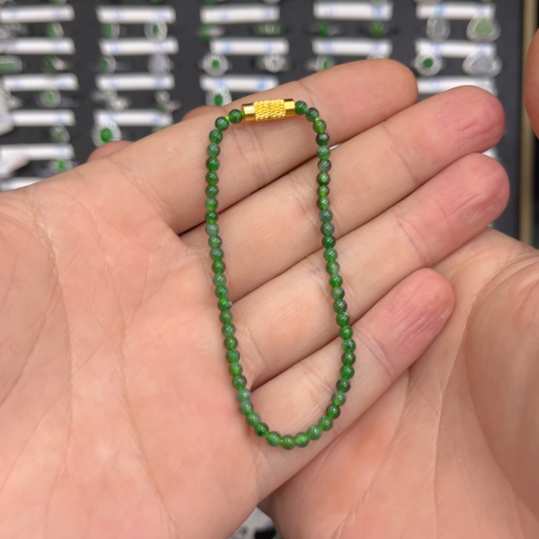 翡翠戒指未镶嵌翡翠手链