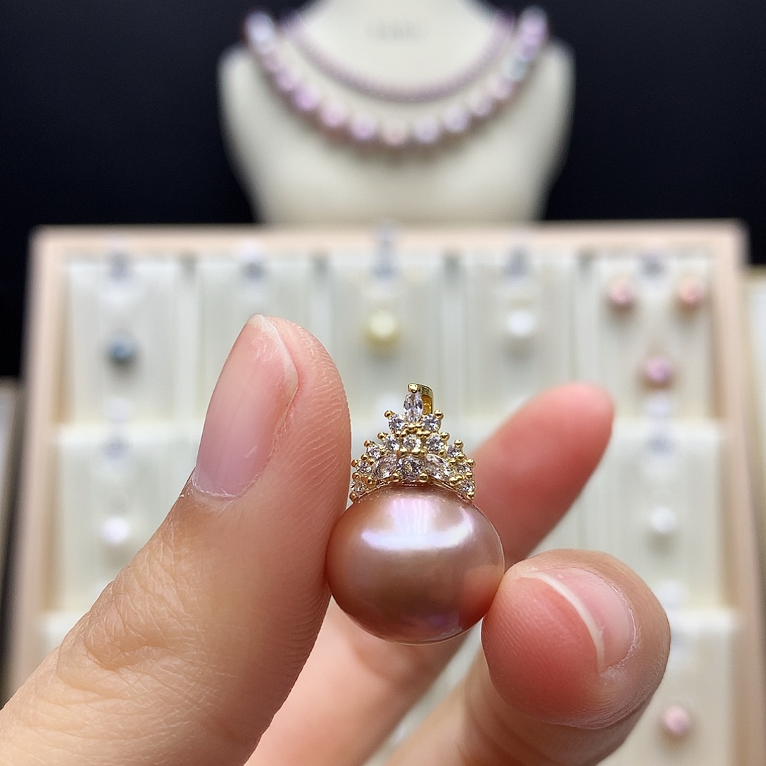 颈饰淡水珍珠合金