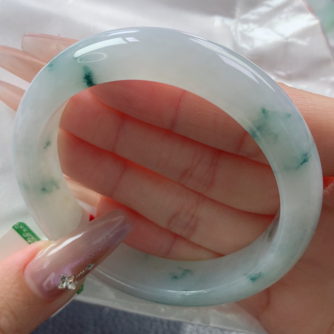 未镶嵌手镯翡翠缅甸天然翡翠A货55.6