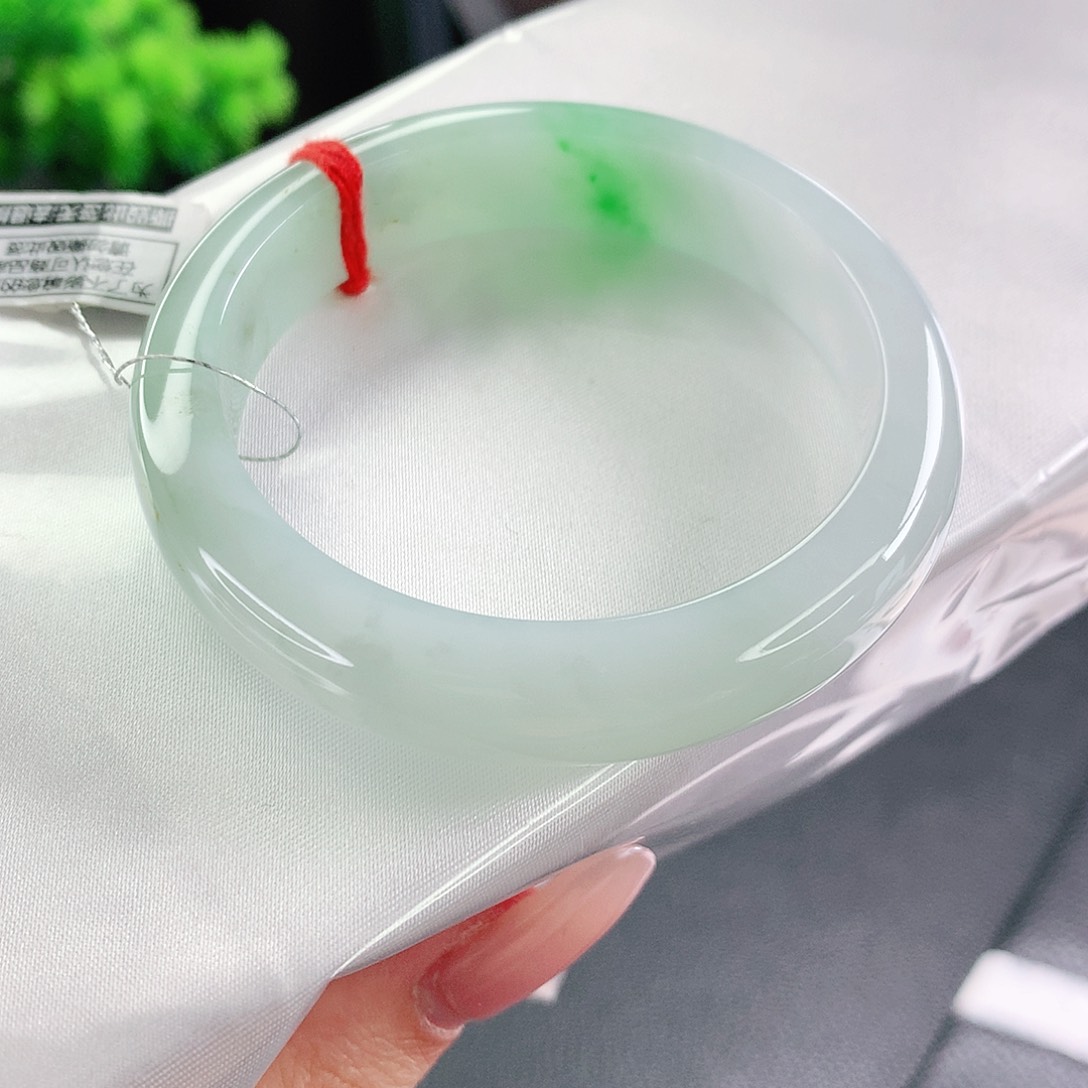 未镶嵌手镯翡翠54圈