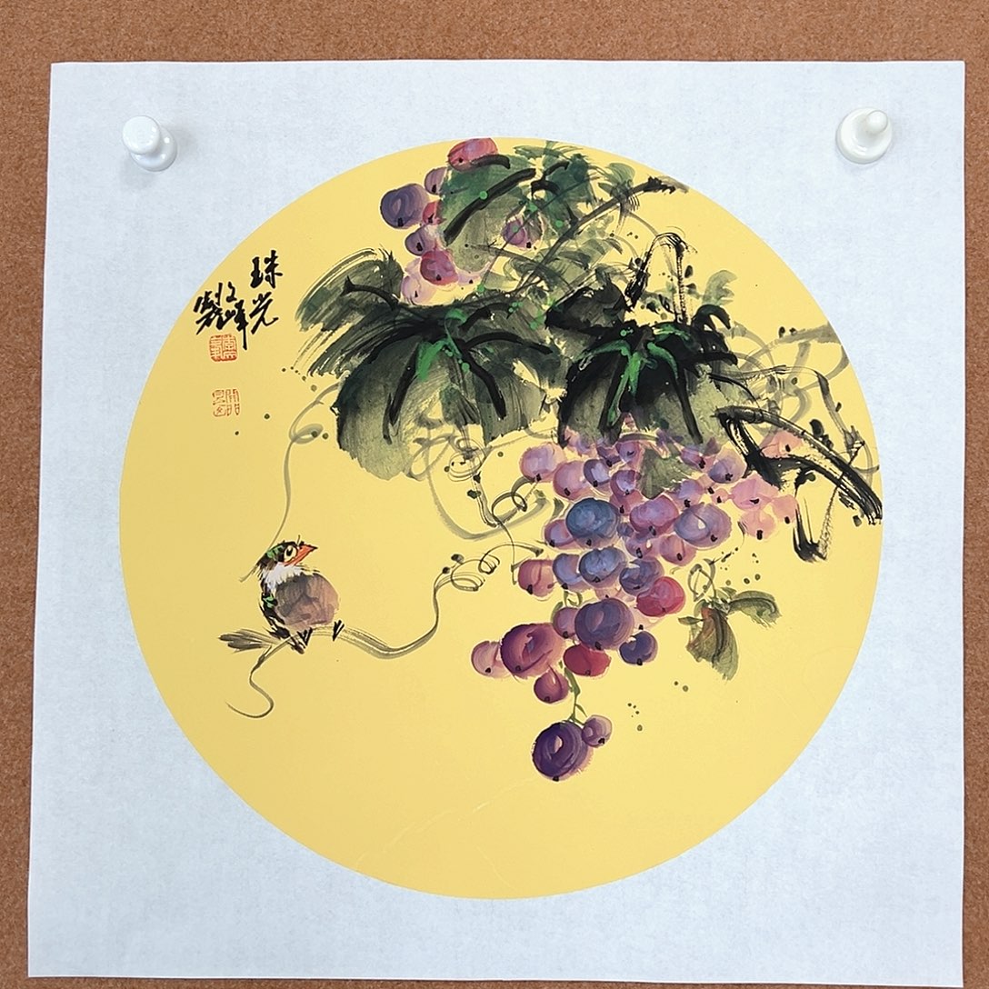 国画李文峰的画作