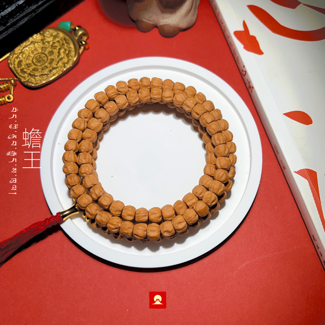 【蟾王】孤品柏香籽手串长串〔西藏热振〕