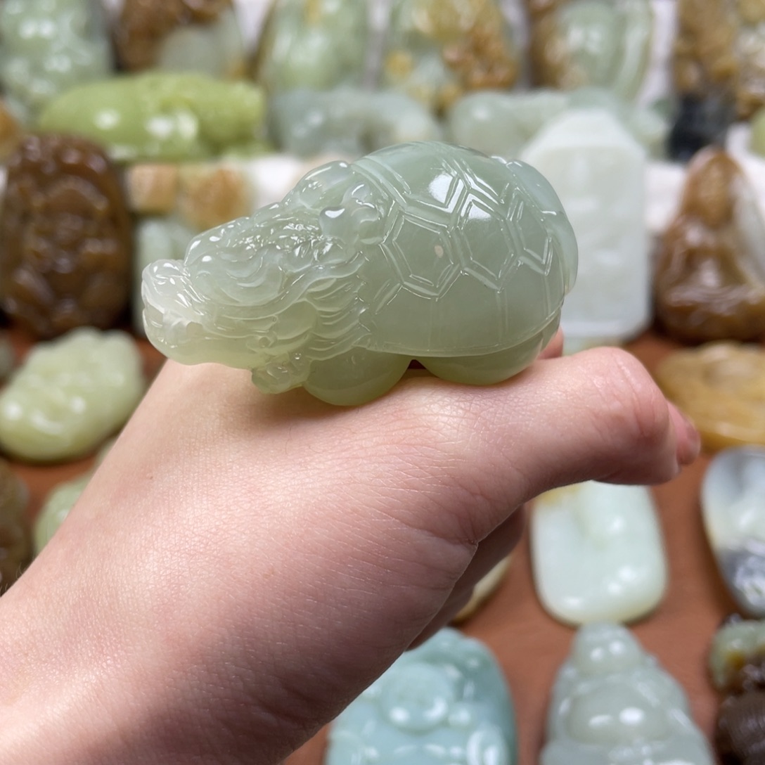 k***9和田玉未镶嵌颈饰