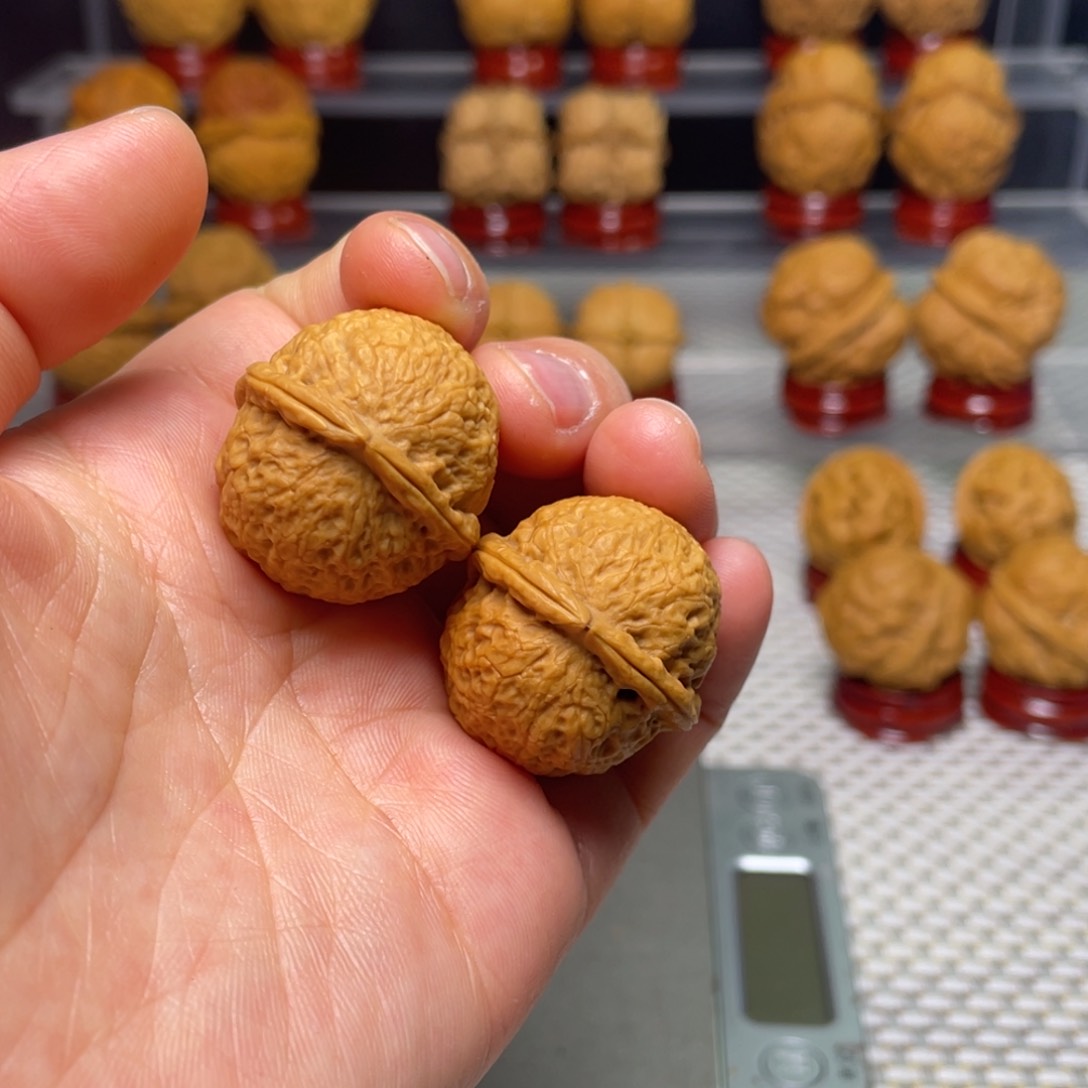 文玩核桃把件3福星小铁锤