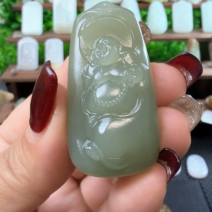 和田玉吊坠(不含链)未镶嵌