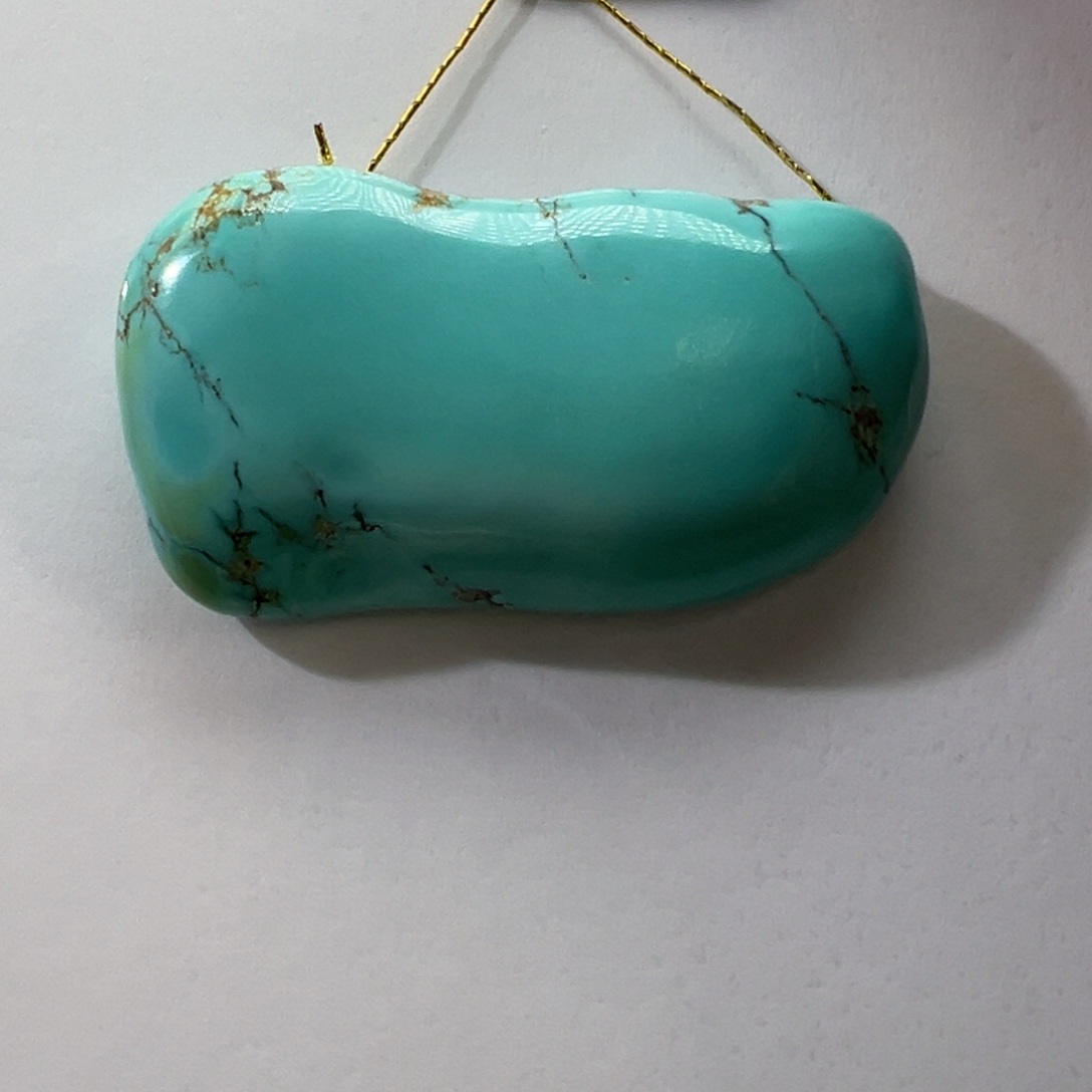 绿松石未镶嵌挂件