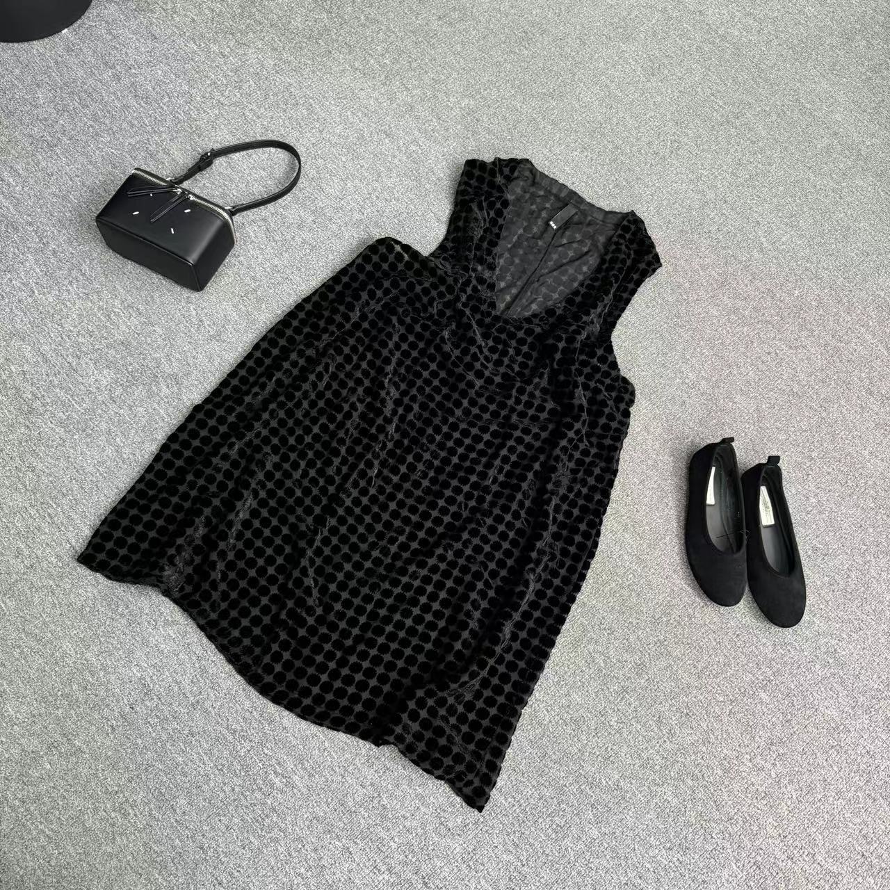 瑶睿安NO退NO换！！慎拍！质套头V领马甲裙欧货套头马甲马夹733