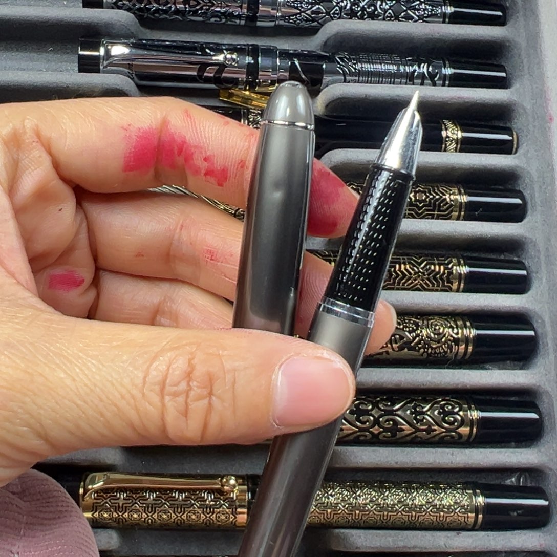 便携式706暗尖笔帽有凹陷瑕疵处理孤品