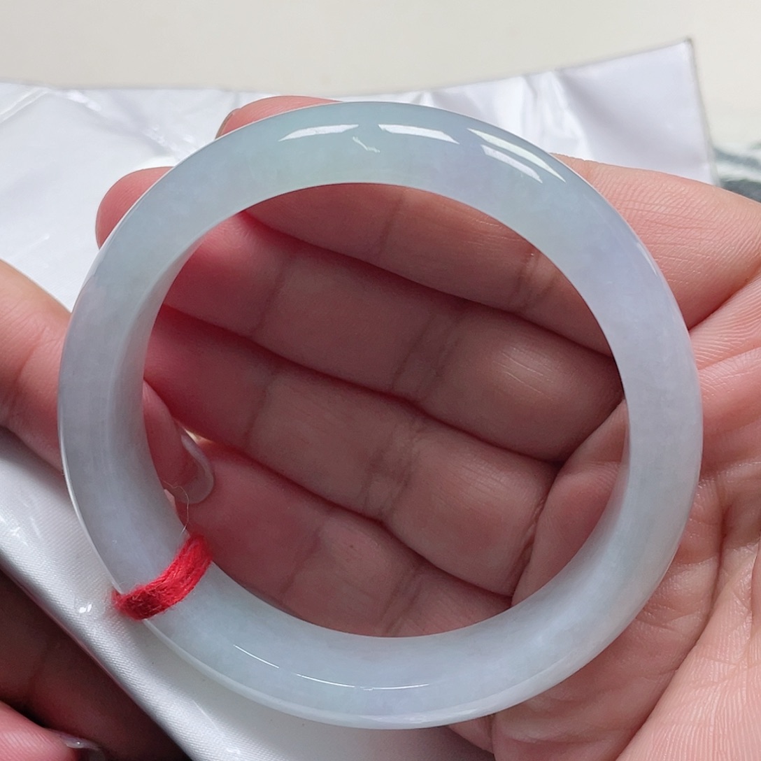 未镶嵌手镯翡翠缅甸翡翠手镯57圈