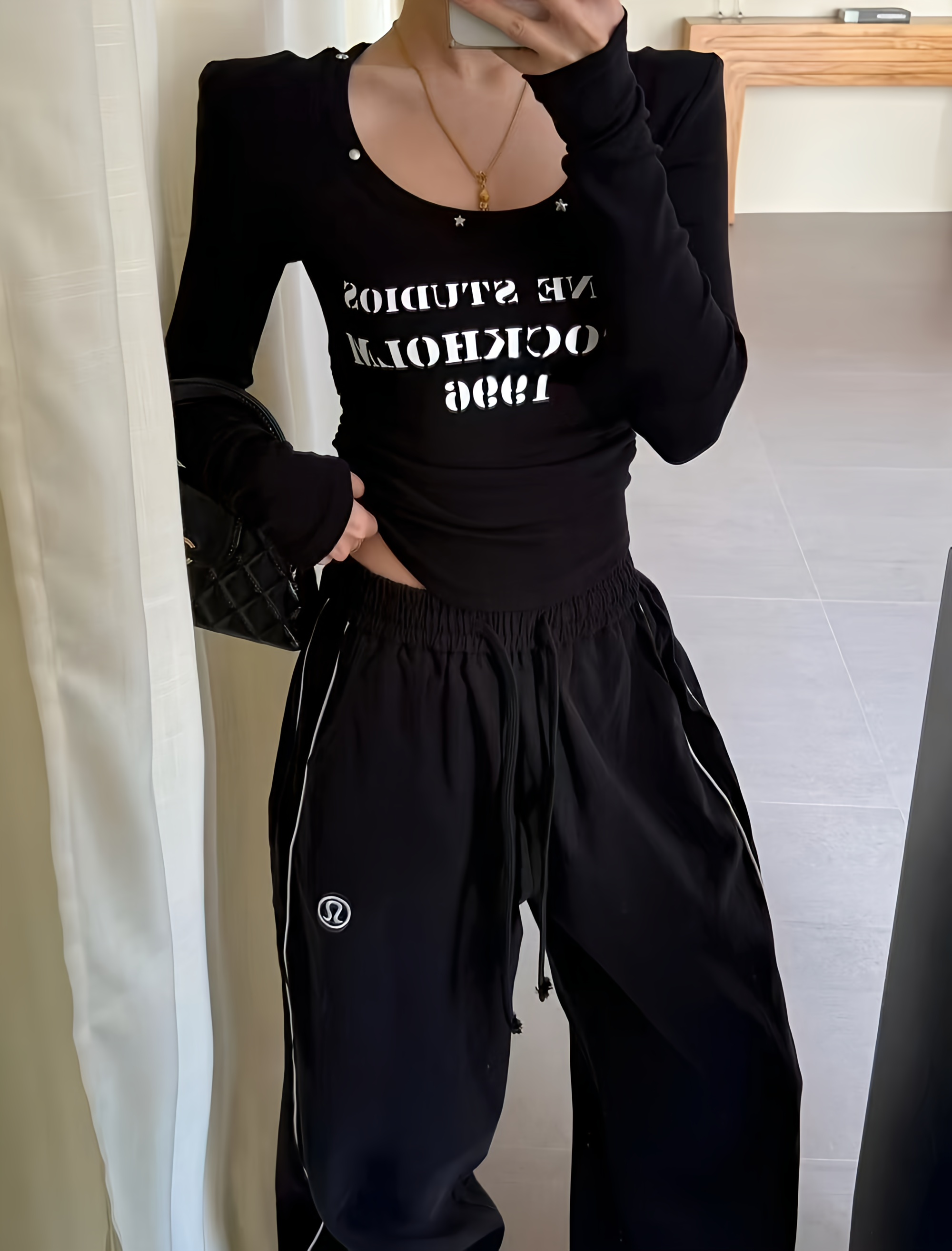 【晓晓#001~100】秋冬季新款百搭韩版气质衣上新时尚百搭长袖T恤