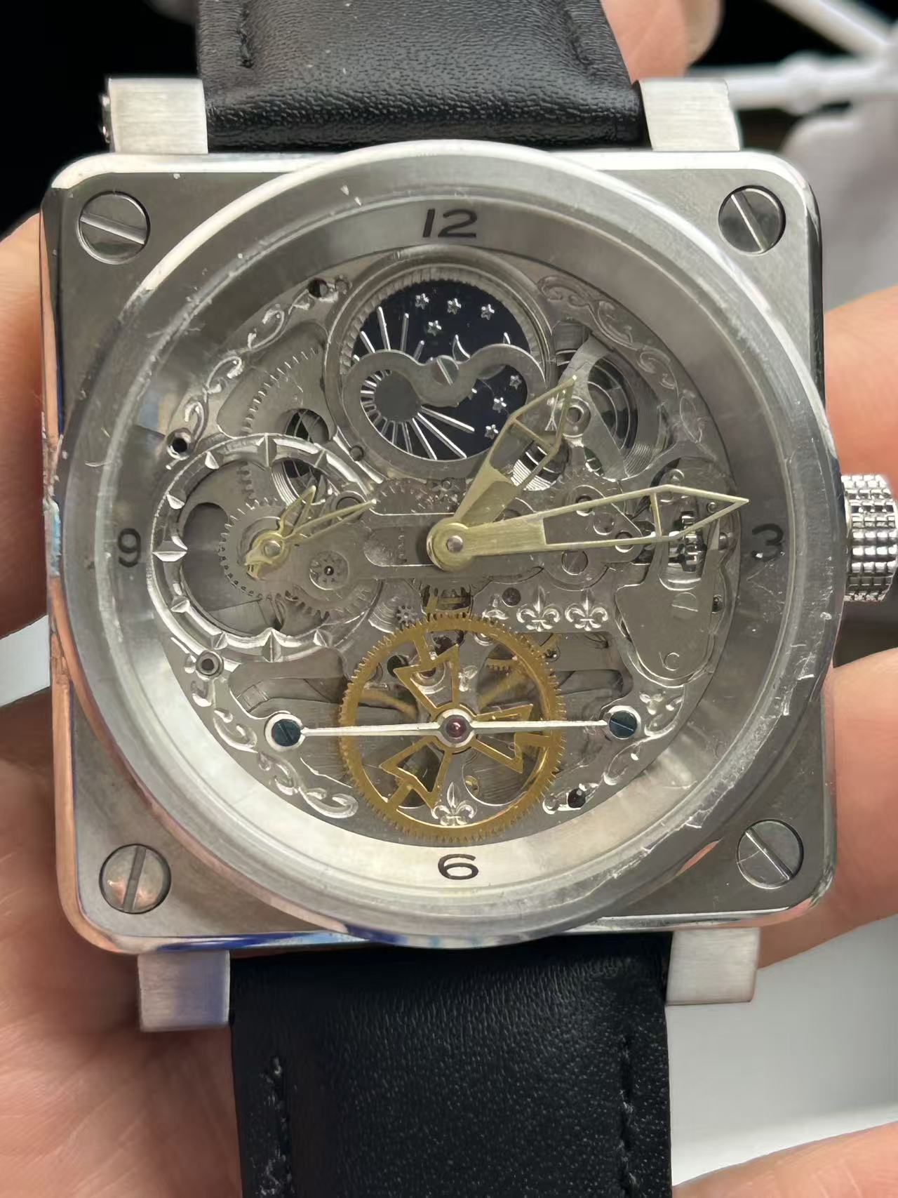 镂空轻奢男士全自动机械休腕表