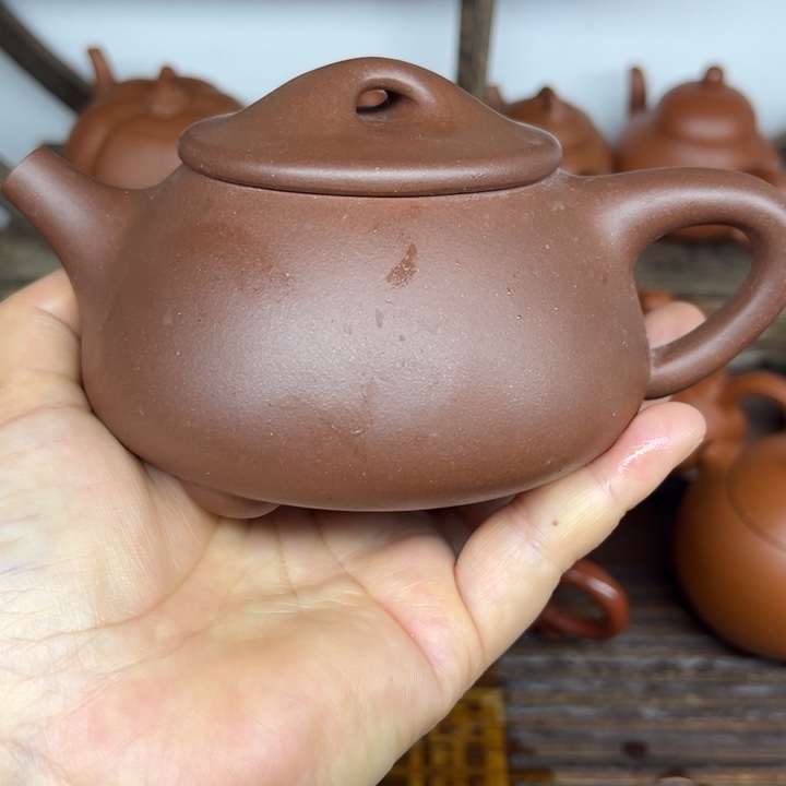 茶壶紫砂宜兴紫砂原矿泥料230