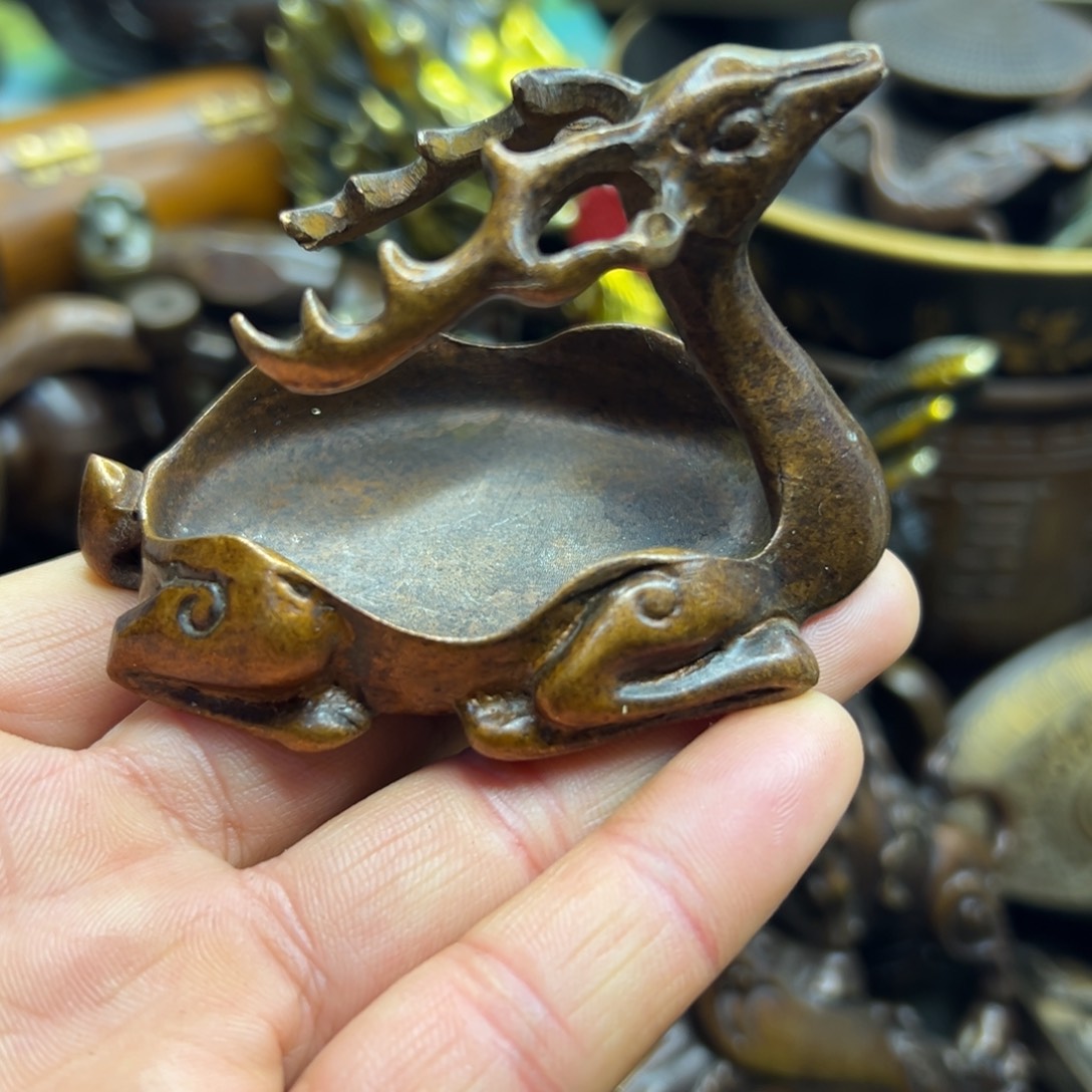 铜摆件欢迎欢迎你