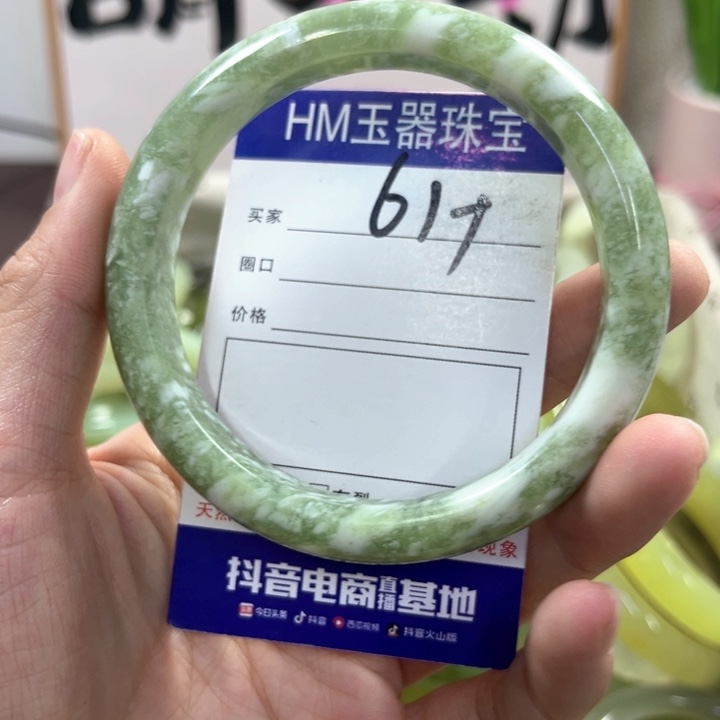 蛇纹石玉手镯未镶嵌556