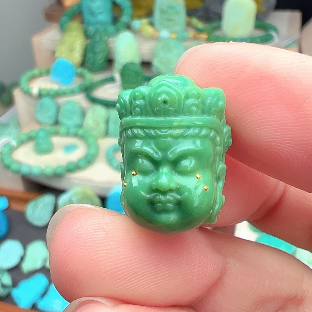 绿松石未镶嵌主播万珍