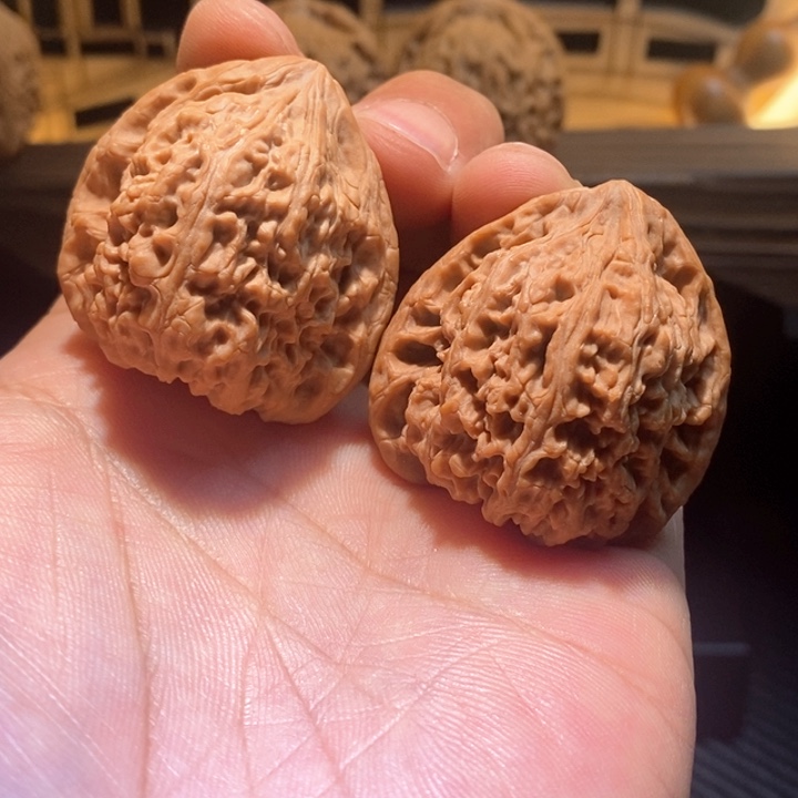 文玩核桃把件心**海38歪三角福利