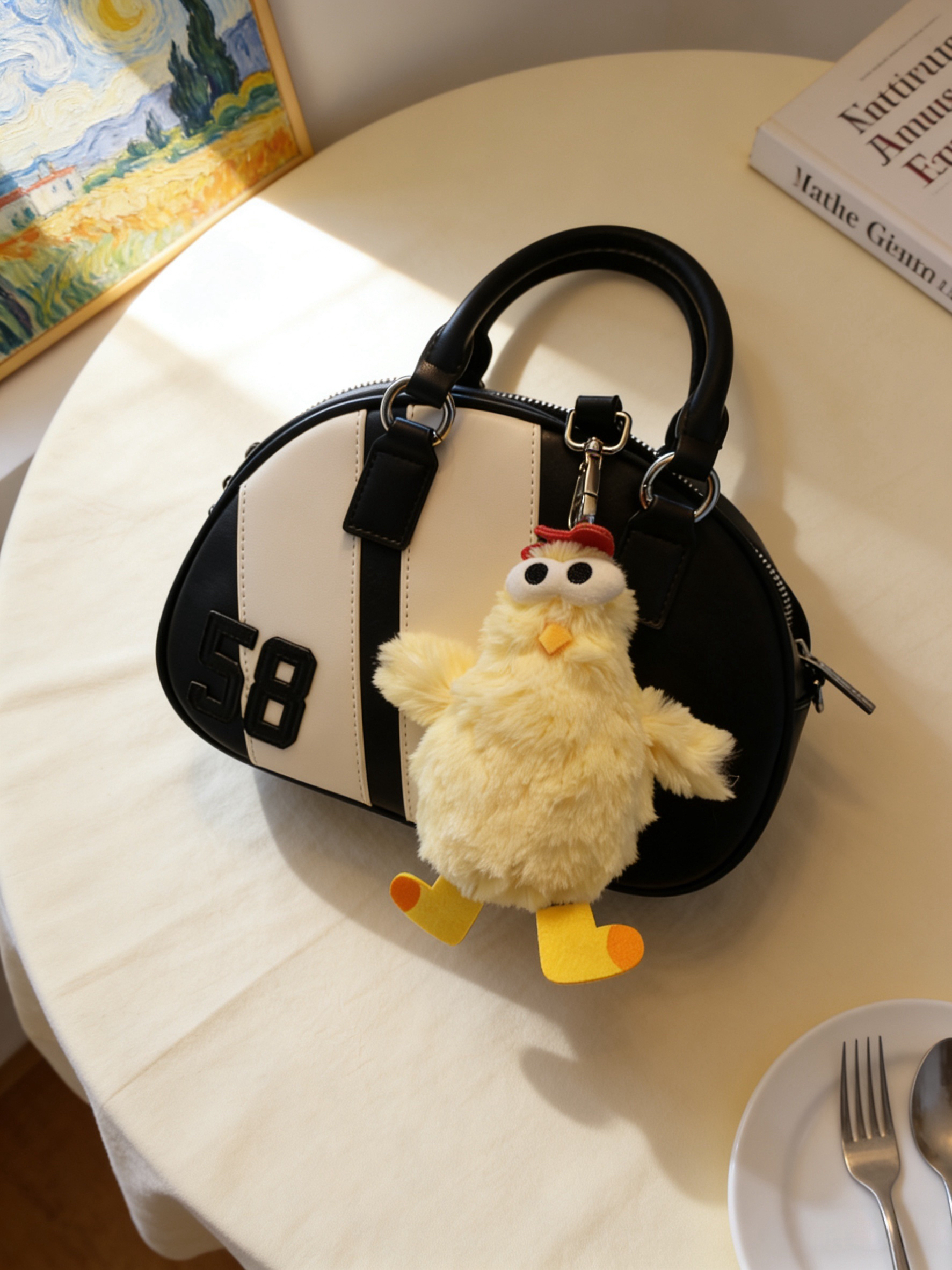 十个勤天 老五ebb小鸡包包挂件 钥匙扣