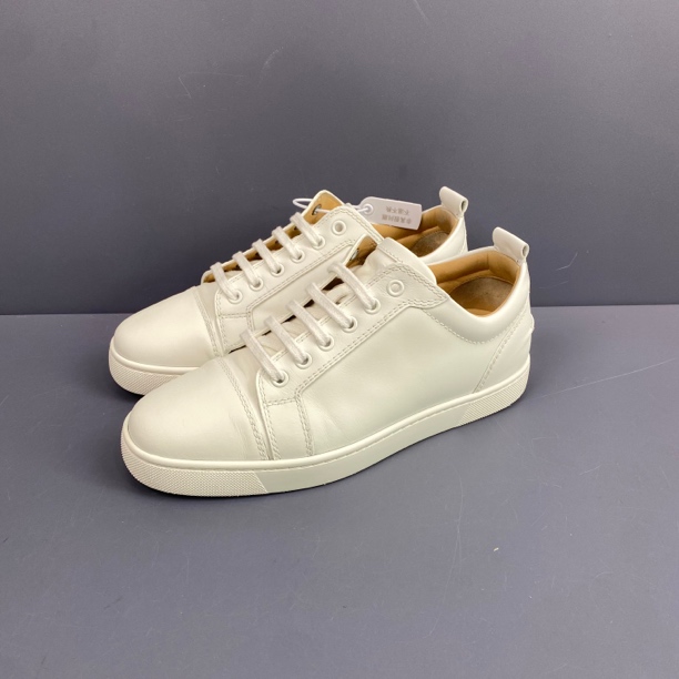 95新 Christian Louboutin/克里斯提·鲁布托 39码 纯白休闲鞋250
