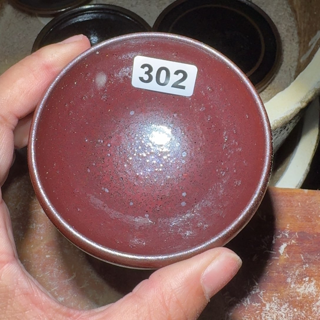 小雨茶盏，手工柴烧，