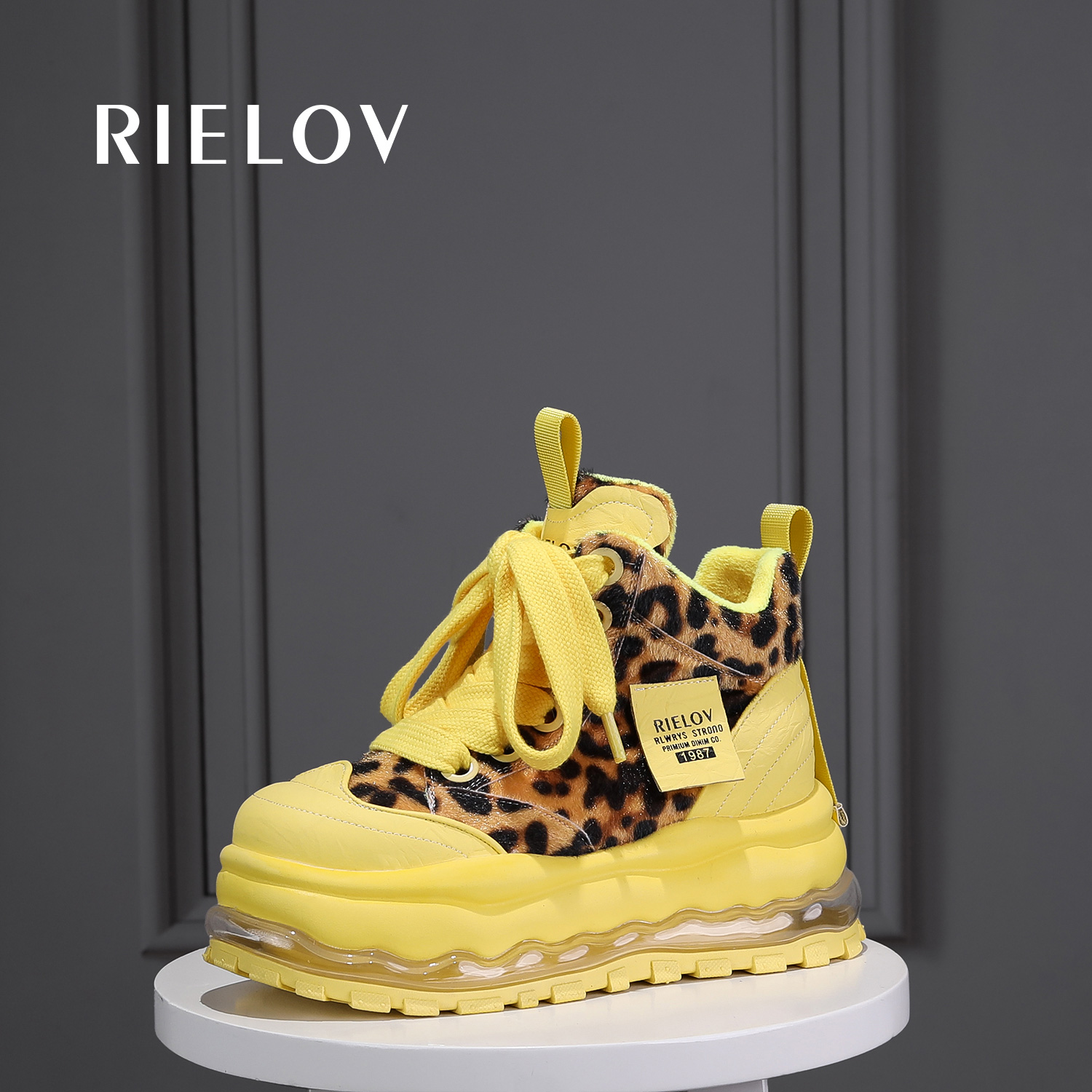 【RIELOV●趣野】增高7cm时尚潮流百搭女士休闲鞋25342