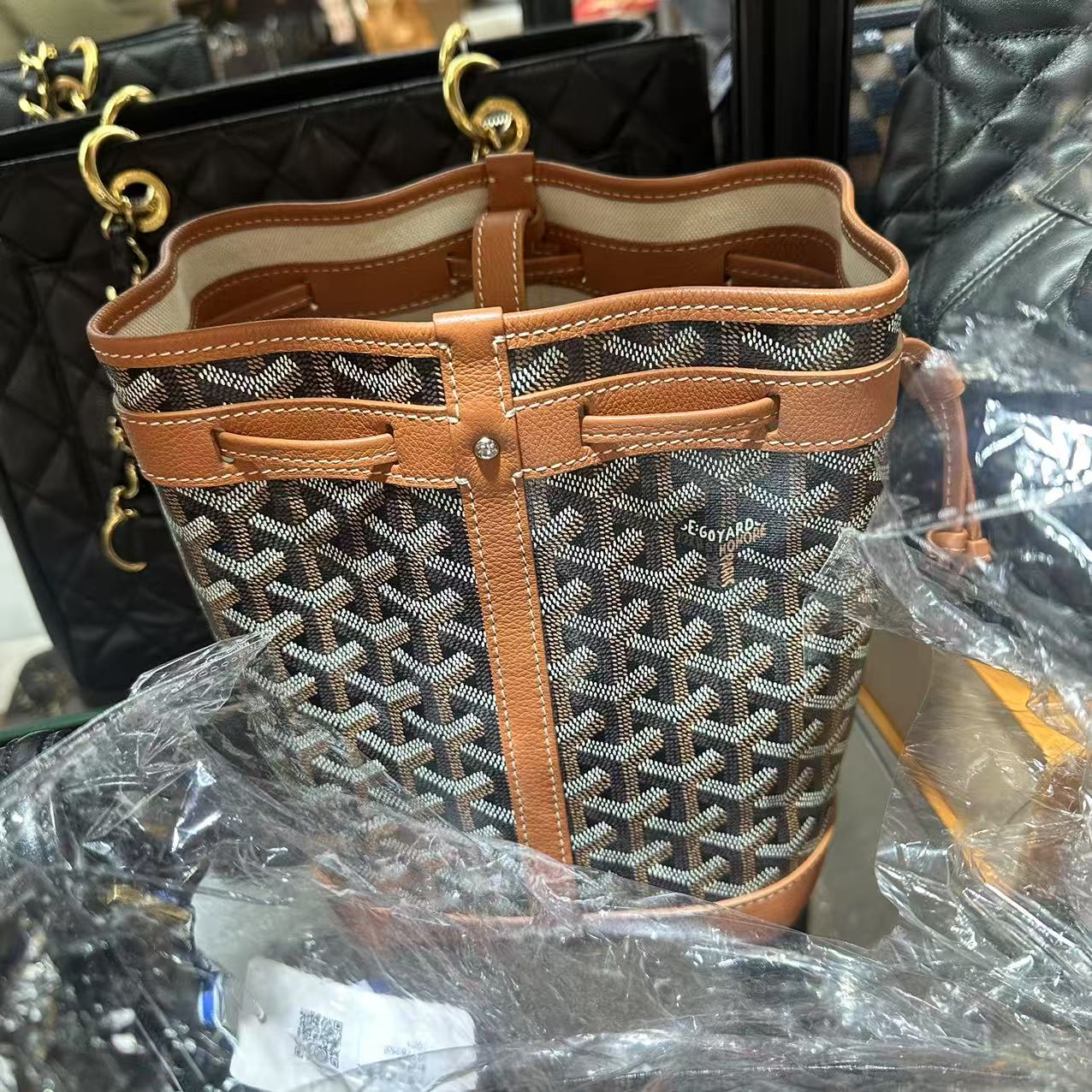 95新 Goyard 伦老板/95新/戈雅水桶包