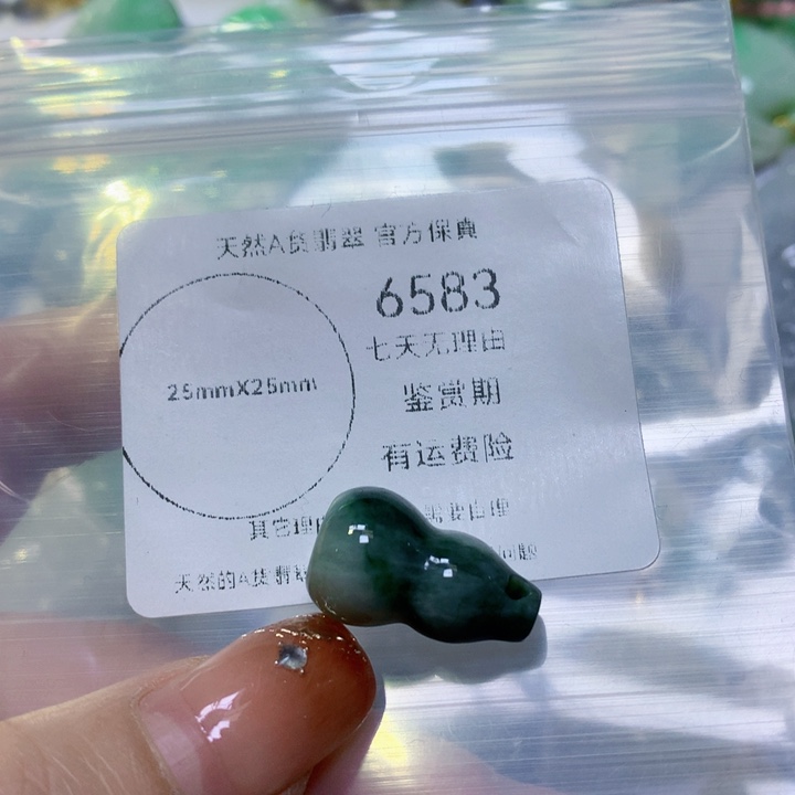 翡翠颈饰未镶嵌翡翠