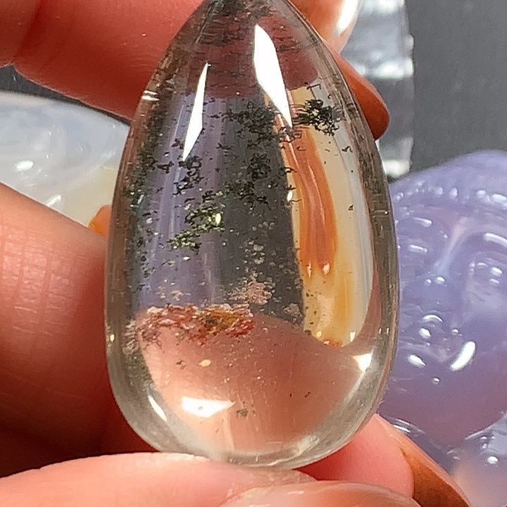 水晶吊坠(不含链)未镶嵌小***粒