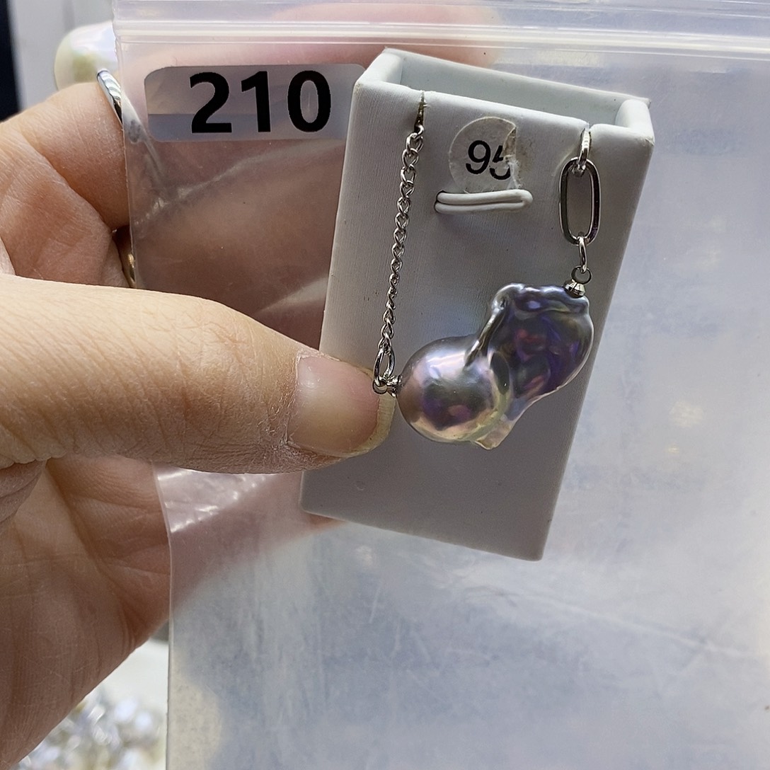 颈饰合金淡水珍珠