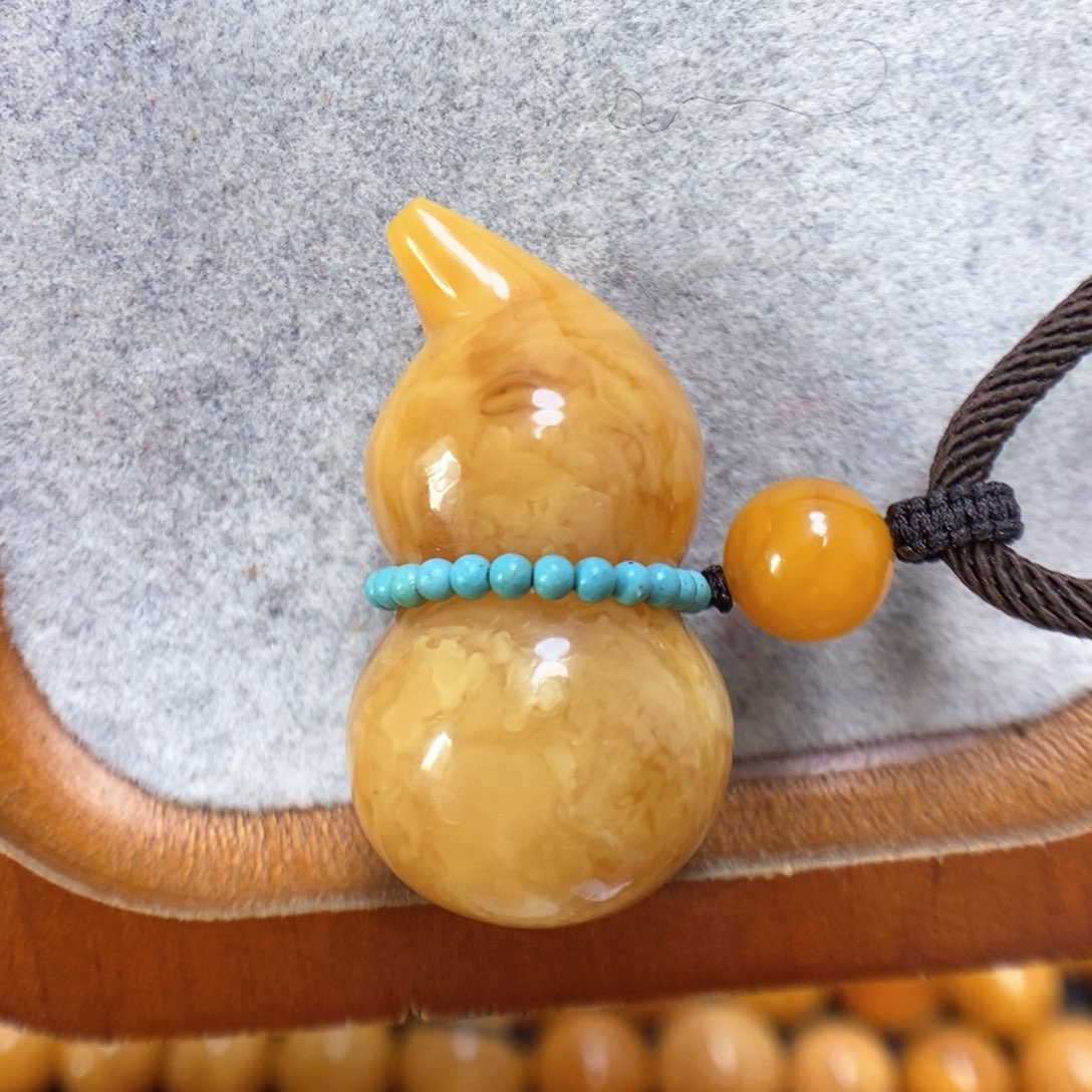 蜜蜡项链未镶嵌蜜蜡吊坠