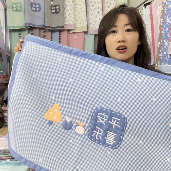 棉特价促销蓝色平安喜乐