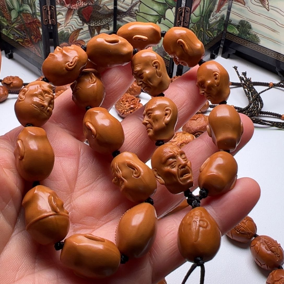 橄榄核手串/手链十八罗汉手持