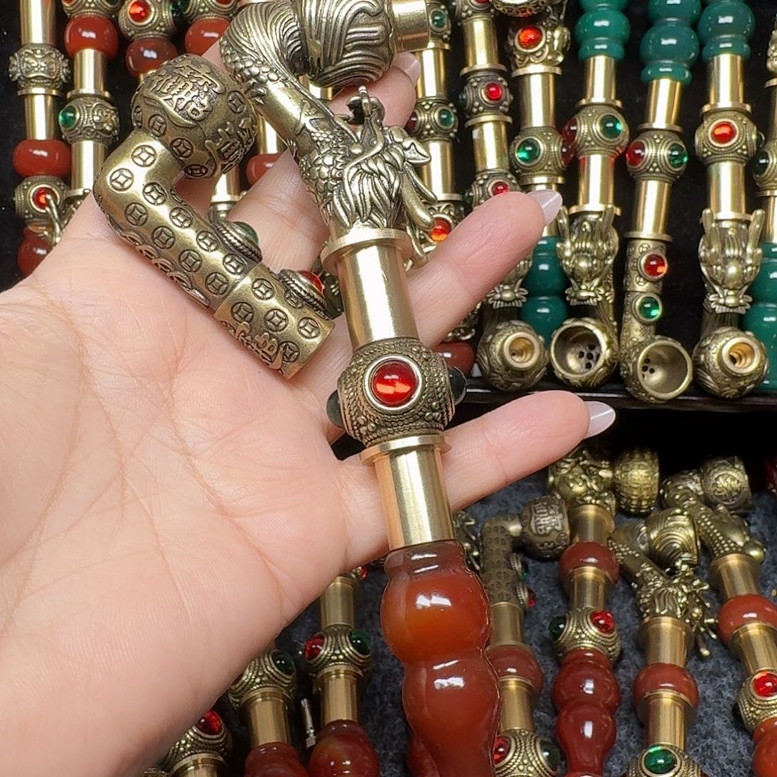 黄铜香烟锅加1.5锅