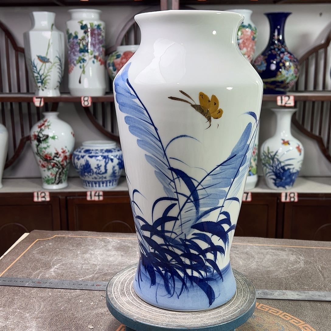 陶摆件景德镇陶瓷大鱼卢