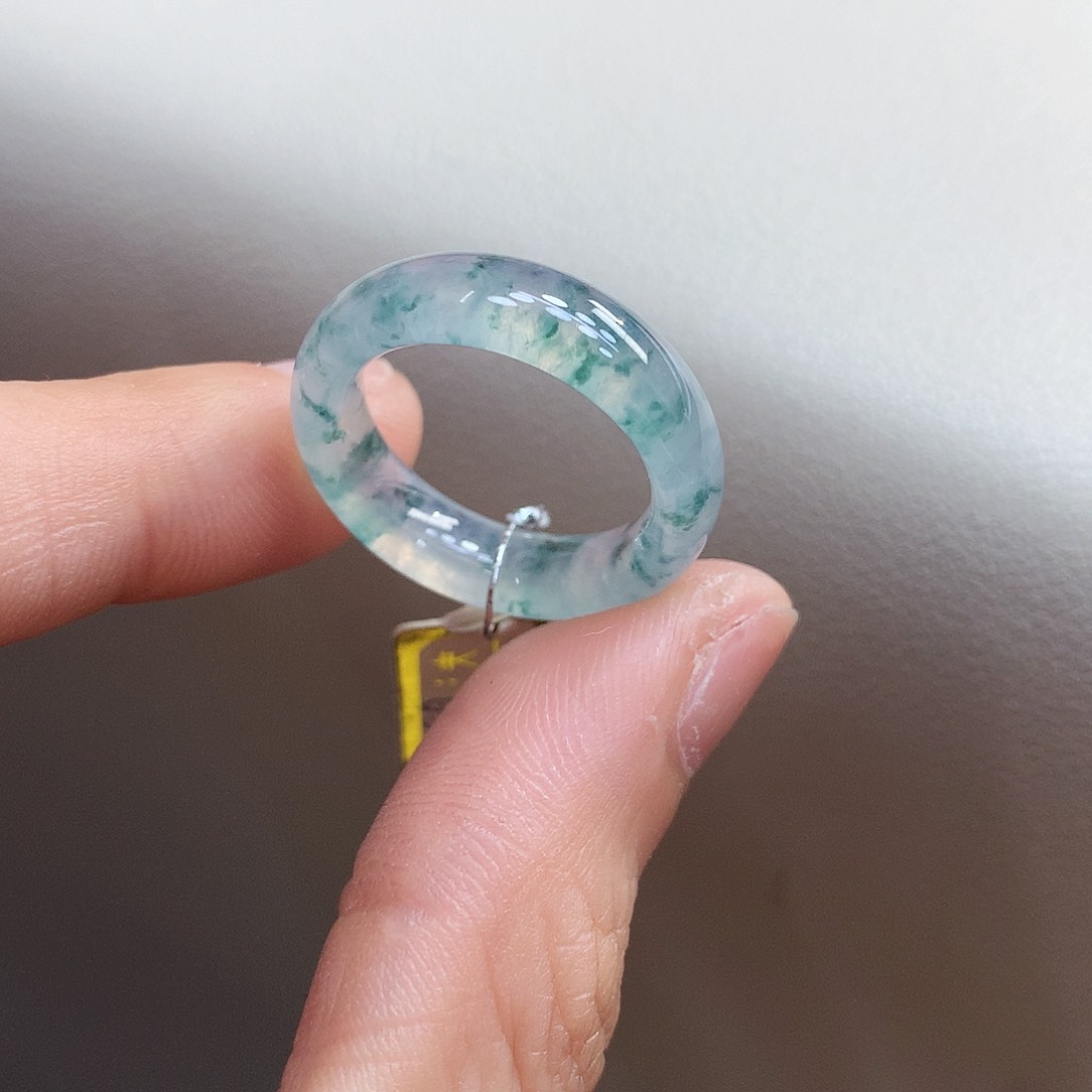 翡翠戒指未镶嵌14-15号