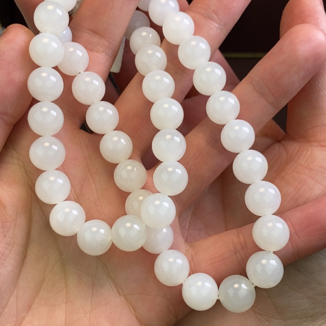 和田玉颈饰未镶嵌琳**O