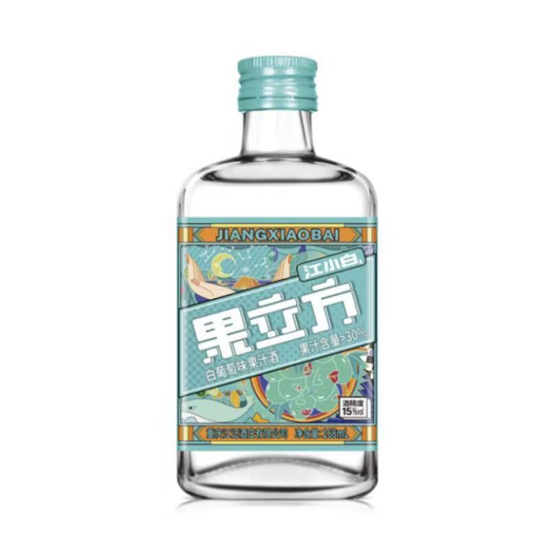 江小白 果立方白葡萄味果汁酒15度168ml