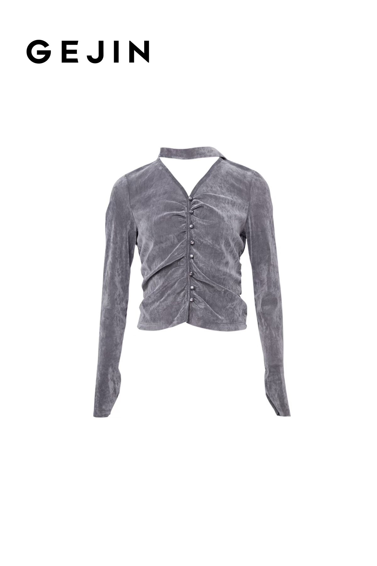 GEJIN/歌锦2025春款时尚修身显瘦针织衫