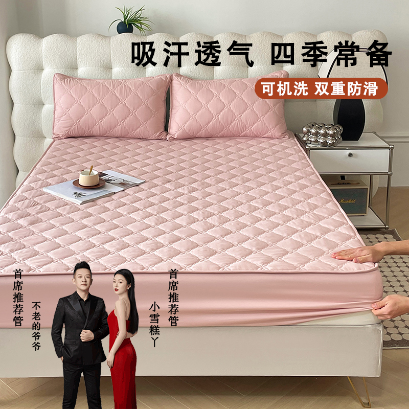 床笠套床笠夹棉款床罩床笠保护罩高质量床笠保护罩四季通用款 