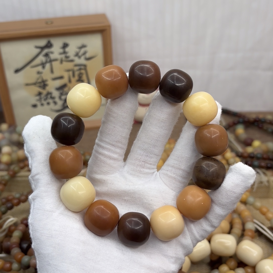 菩提根/象牙果吊坠19干磨瑕疵落地果糖油306