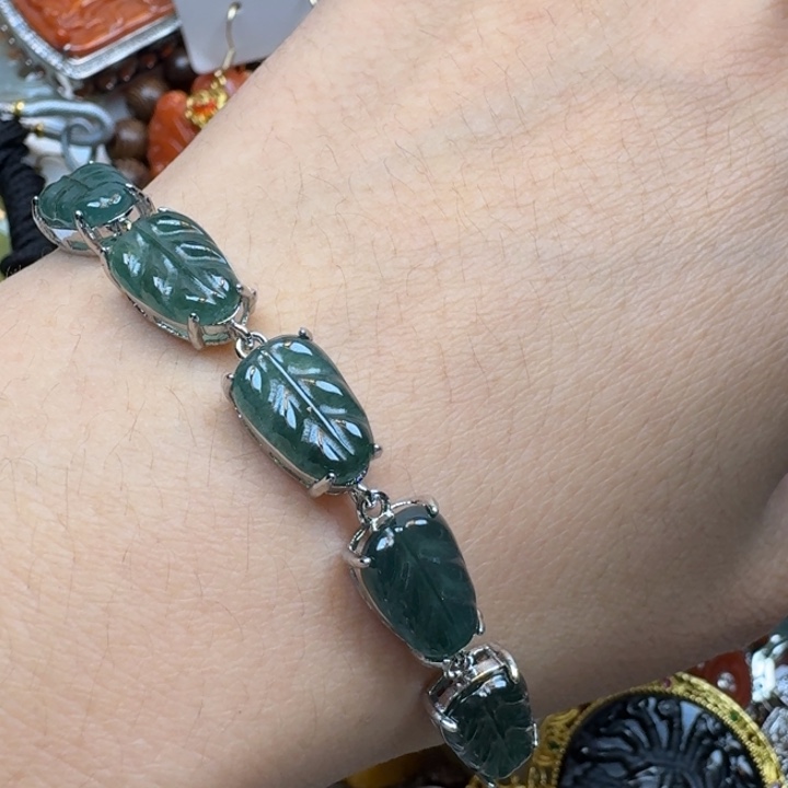 翡翠未镶嵌项链翡翠