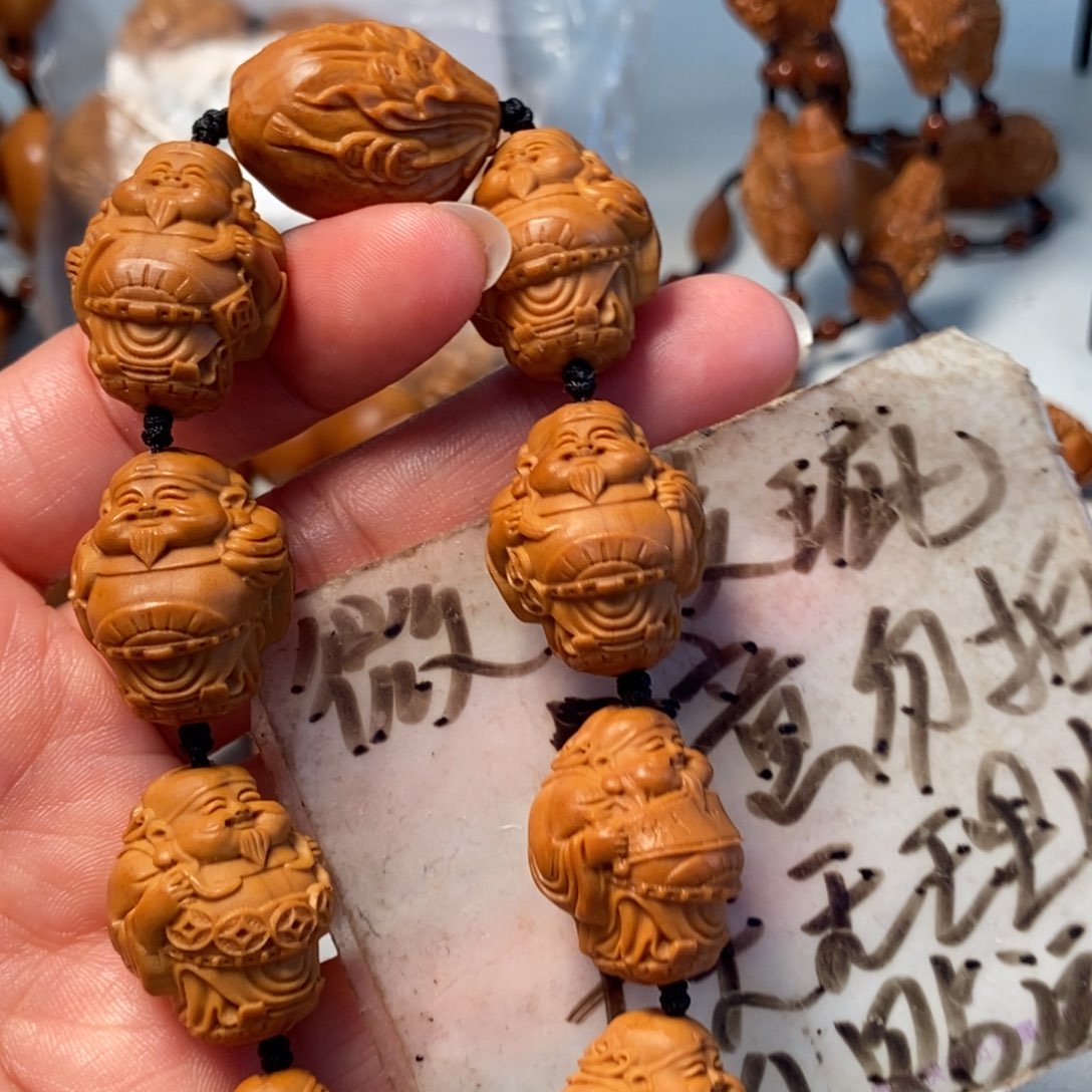 橄榄核手串/手链官帽财神