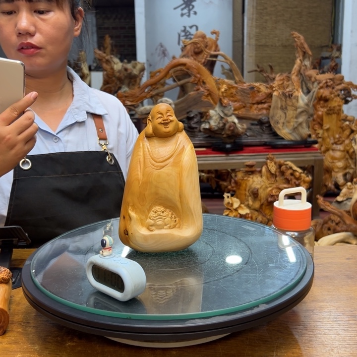 柏木太行崖柏根雕／